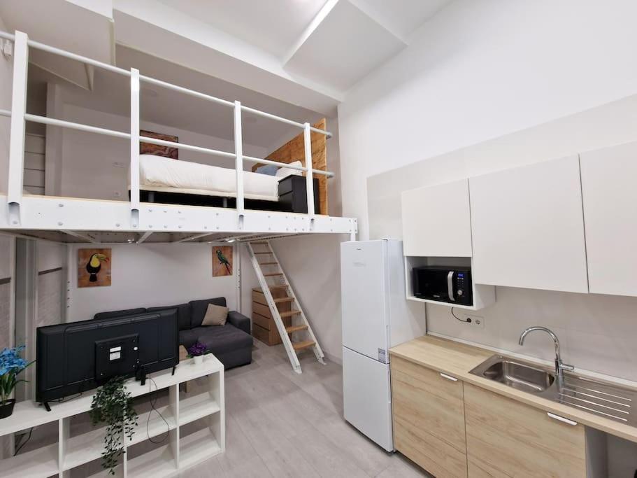 Seco Calle, Precisos Loft Super Equipado Cerca De Metro Pacifico Madrid Extérieur photo